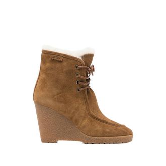 Isabel Marant Brown Suede Wedge Ankle Boots