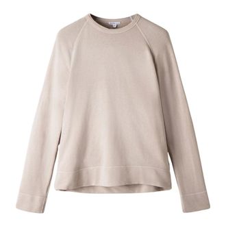 James Perse Sweatshirts, male, Beige, Size: XS Vintage French Terry Sweatshirt