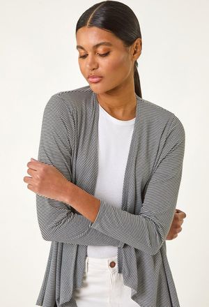 Roman Waterfall Stetch Jersey Cardigan