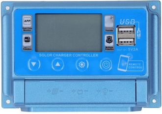 OEM Controlador De Carga Mppt Para Paneles Solares, 12v, 24v, 36v, 48v, 60v, Autoadaptativo, Doble Usb, Regulador De Panel Fotovoltaico, Con Bluetooth, 60