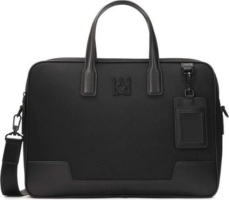 Kazar Tassen, Heren, Zwart, ONE Size, Leer, Laptop aktetas