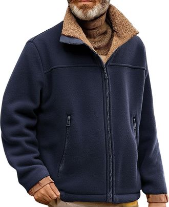 Generic Work Jackets for Men Mens Coats Stylish Coats To Gathering Warm Jacket with Pockets Windproof Jackets Comfortable Coat From Casual Weekends To Smart O