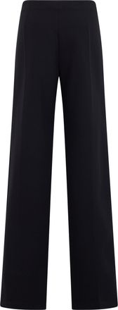 Blumarine Womens Straight Trousers Black Polyester