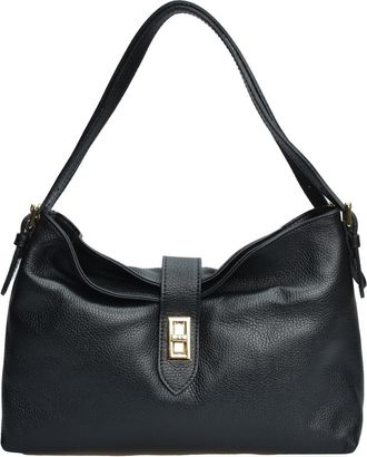 Anna Luchini Zwart Rundleer Tas