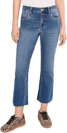 Kut from the Kloth Petite Kelsey High Rise Fab Ab Ankle Flare-Nset Leg in Sentiment Womens Jeans Sentiment : 18P 25.5, Cotton/Spandex