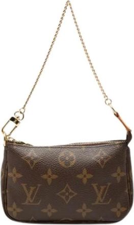 Louis Vuitton Pre-owned Mini Pochette Accessoires - - Pre-owned - Donna - Marrone - ONE SIZE