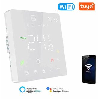 OEM Controlador De Temperatura Wifi Para Calefacci&oacute;n Por Suelo Radiante El&eacute;ctrico 16a, Versi&oacute;n De Control Por Voz, Termostato Ajustable Programable, Aplic