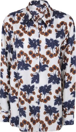 Laura Urbinati Shirt Flower Print Flower Print Oversized Shirt