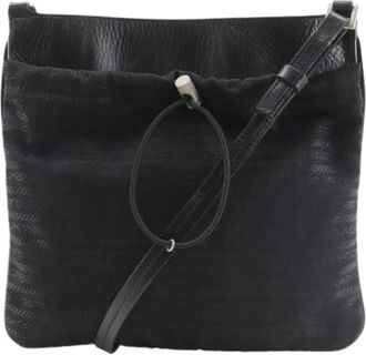 Prada Pre-owned Cross Body Bags, female, Black, Size: ONE SIZE Pre-owned Vintage Pochette Shoulder Bag