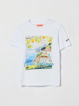 Sun 68 T-shirt in cotone stampata
