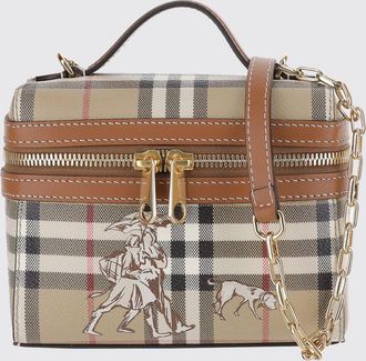 Burberry Small Vintage Check Vanity Case Bag with Double Handles
