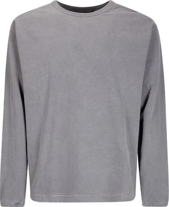 Sunflower Long Sleeve T-Shirt - Heren - Longsleeves - Grijs - S - Katoen - Tops