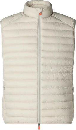 Save The Duck Rainy Beige Adam Vest - Heren - Bodywarmers - Beige - 2XL - Polyester - Jassen