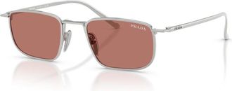 Prada Sunglasses, female, Gray, Size: 49 MM PR D52S 1Bc80W Sunglasses