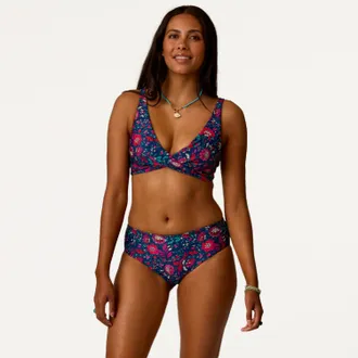 Carve Designs Womens Pipa Compression Swimsuit Bottoms Blue M