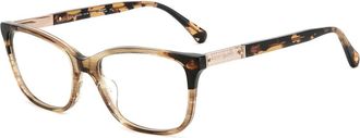Kate Spade New York Stijlvolle montuur in Horn Beige - unisex - Brillen - Veelkleurig - 53 MM - Accessoires