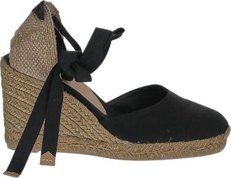 Castaner Wedge Espadrilles - Dames - Sleehakken - Zwart - 38 EU - Katoen - Schoenen