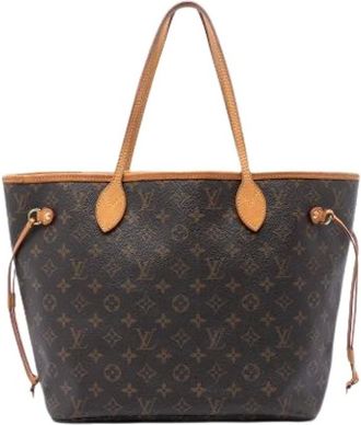 Louis Vuitton Pre-owned Tote Bags, female, Brown, Size: ONE SIZE Pre-owned Neverfull MM Tote