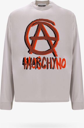 Moschino Cotton t-shirt with moschino anarchy logo - MOSCHINO - gender_Man
