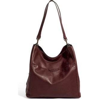 American Leather Co. Austin Leather Bucket Bag in Cordovan Smooth at Nordstrom Rack