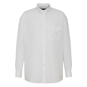 Drykorn Lecto_1 Shirt - Heren - Zakelijke Overhemden - Wit - 2XL - Katoen - Overhemden