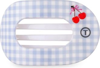 Teleties Flat Round Hair Clip in Basket Of Cherries at Nordstrom, Size Large