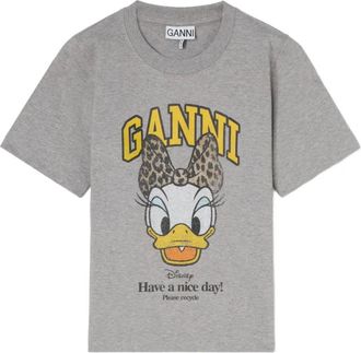 Ganni x Disney T-shirt met print - Grijs