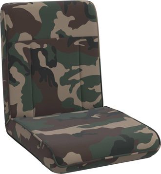 vidaXL Sill&oacute;n Ajustable Verde Militar Tela Vidaxl