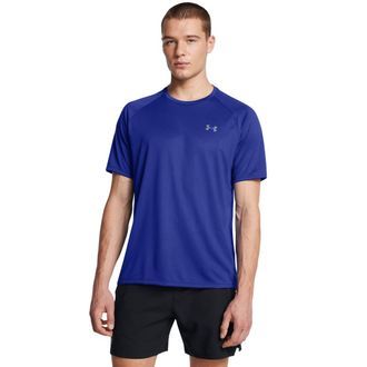 Under Armour Trainingsshirt UNDER ARMOUR UA TECH 2.0 SS TEE, Herren, Gr. 4XL, blau (royal 400), Jersey, Obermaterial: 100% Polyester, normal, Rundhals, Raglan&auml;rmel