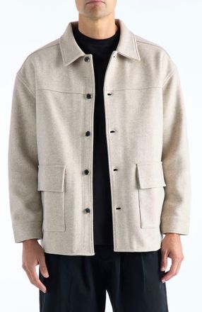 Nana Judy Park Avenue Jacket in Beige Marl at Nordstrom, Size Xx-Large