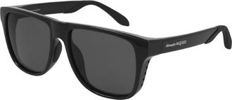 Alexander McQueen AM0292SA001 Square Full Rim Sunglasses - Black