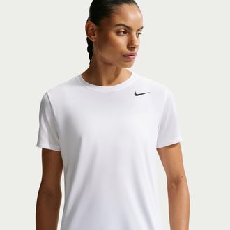 Nike Womens Dri-FIT T-Shirt in White | DX0687-100