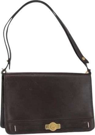Dior Pre-owned Shoulder Bags, female, Brown, Size: ONE SIZE Pre-owned Vintage Shoulder Bag