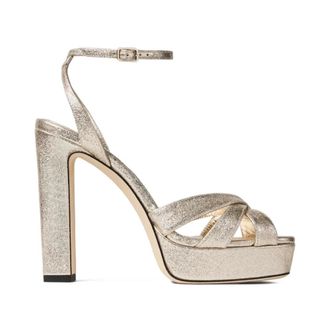 Jimmy Choo London Donna, Scarpe, Grigio, 38 1/2 EU, new