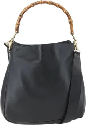 Gucci Pre-owned Handbags, female, Black, Size: ONE SIZE Pre-owned Vintage Handbag