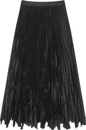 Munthe Midi Rok - Dames - Midirokken - Zwart - XL - Rokken