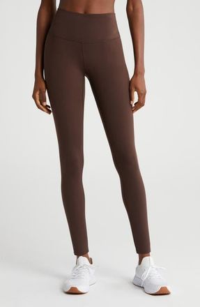Varley FreeSoft High Rise 25-Inch Leggings in Coffee Bean at Nordstrom, Size X-Small