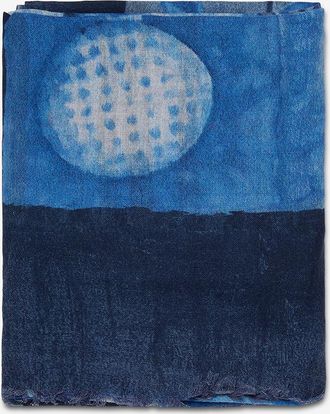 19 Andrea's 47 Kaschmirschal mit Print Golf