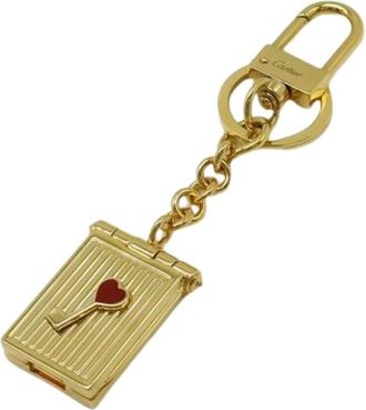 Cartier Pre-owned Accessories, female, Yellow, Size: ONE SIZE Pre-owned Keyring
