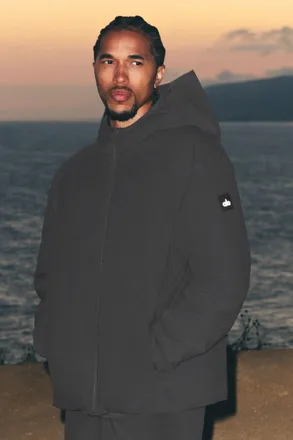 Alo | Elemental Full-Zip Jacket in Anthracite, Size: Medium