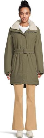 Columbia Icelandite II Parka Womens Coat Stone Green : 2XL, Polyester
