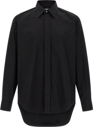 Alexander McQueen Logo Embroidery Shirt - male - Alexander McQueen - Casual Shirts - Black - M - Shirts