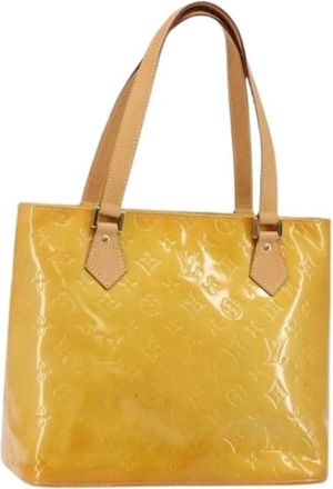 Louis Vuitton Pre-owned Vintage Tote Bag - Dames - Vintage Shopper - Geel - ONE Size - Leer - Vintage