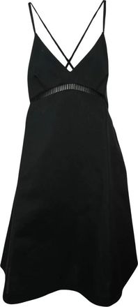 sacai Abito a Tunica Incrociato - Dresses - Mujer - Negro - M