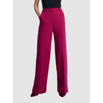 The Fold Adelaide Crepe Trousers in Pink at Nordstrom, Size 10