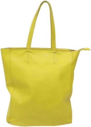 Celine Pre-owned Leather celine-bags - Dames - Vintage Shopper - Geel - ONE Size - Leer - Vintage