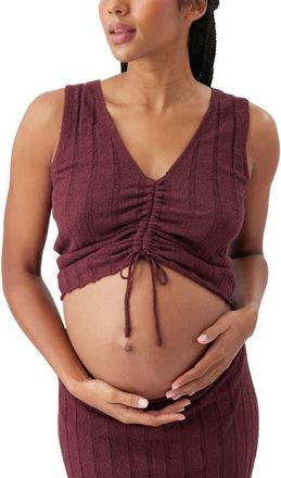 Ripe Misha Rib Knit Tank in Maroon at Nordstrom, Size X-Large Au