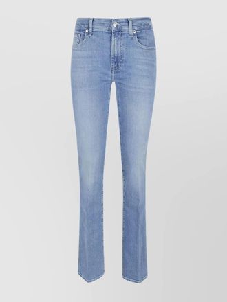 7 For All Mankind bloom bootcut jeans faded wash