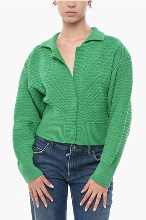 Art Essay Cropped Cardigan NOVA Pure Cotton size M