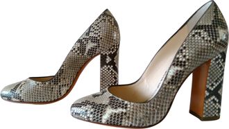 Santoni Rose Women Collection Python Pumps Size 37.5